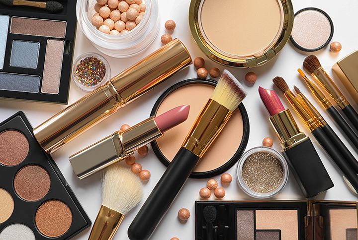 Makeup Flatlay N By New Africa Shutterstock What Should Be on Your List While Packing for A Pageant?